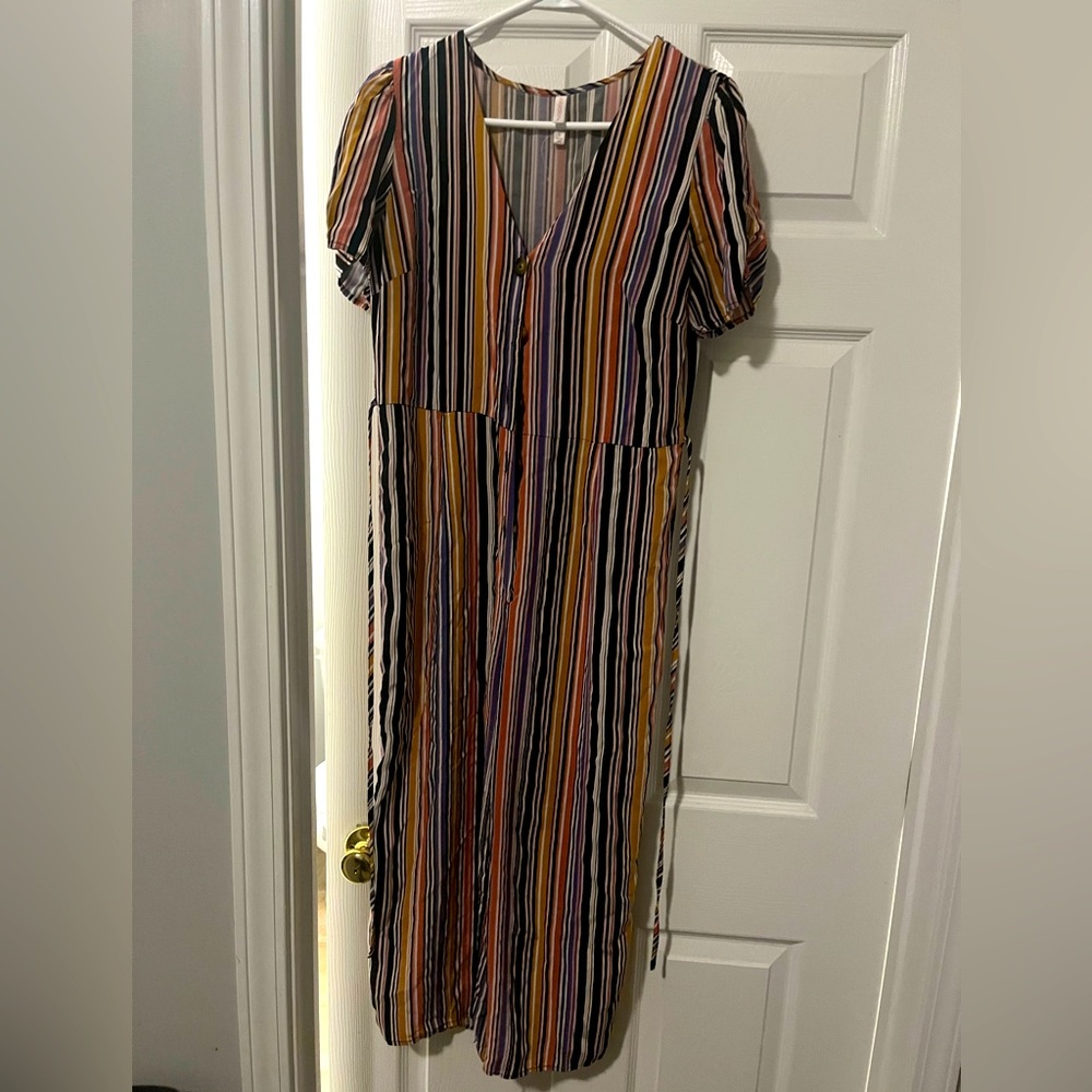 Striped jumpsuit
